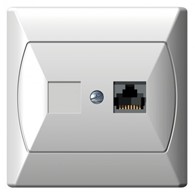 AKCENT biały GPK-1A/K/00 Gniazdo komp.