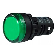 ADELID Lampka sygn. ZIELONA Led 230V, fi22