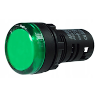 ADELID Lampka sygn. ZIELONA Led 230V, fi22