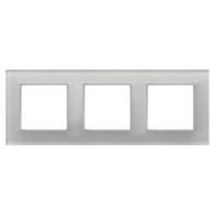 ARIA białe szkło R-3UGC/31/00  ramka potrój.