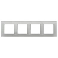 ARIA białe szkło R-4UGC/31/00  ramka poczwórna