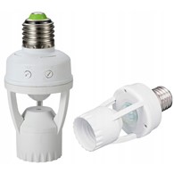 ADELID Oprawa żarówki E27 z czuj.ruchu/zmierz IP20