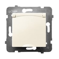 ARIA beż GPH-1UZ/m/27/w Gniazdo herm. z/uz