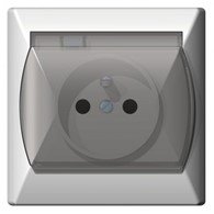 AKCENT biały GPH-1AZ/00/D Gniazdo herm. z/uz